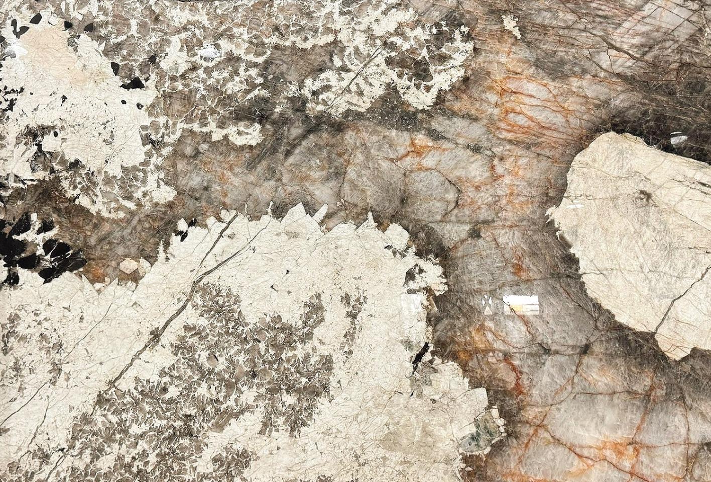 Đá granite trắng với cấu trúc vân đá độc đáo