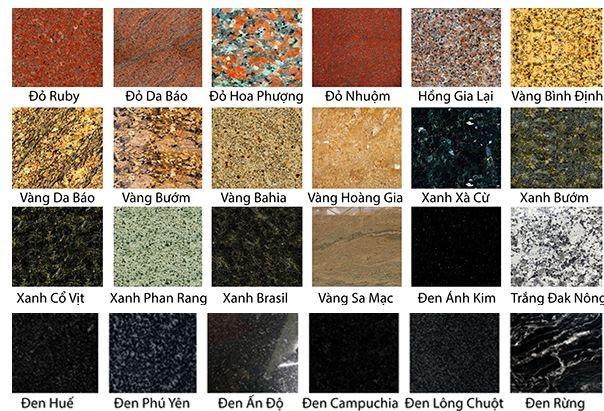 Cửa hàng đá hoa cương uy tín cung cấp đa dạng mẫu mã