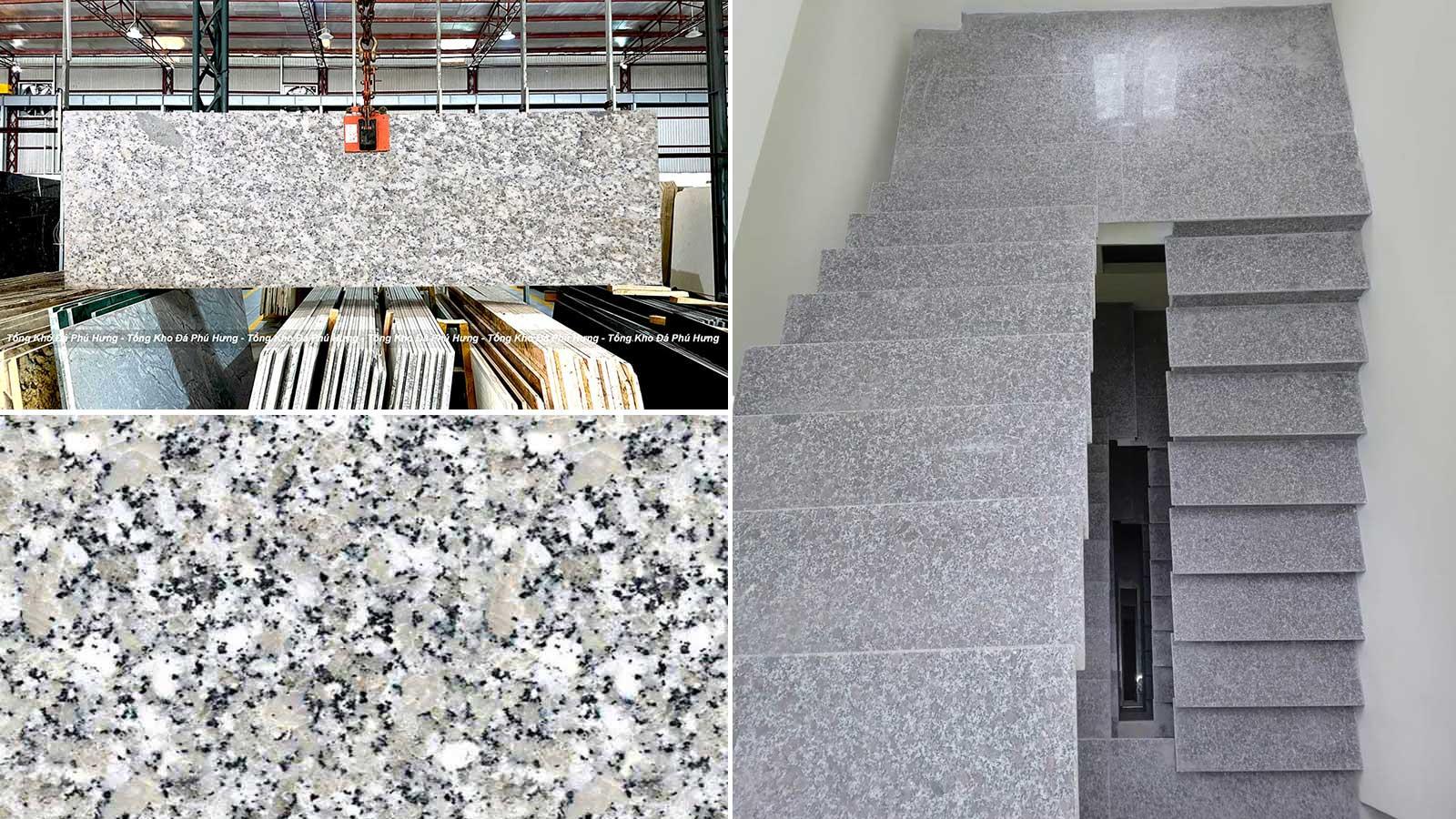 vẻ đẹp tinh khôi của đá cầu thang trắng Suối Lau