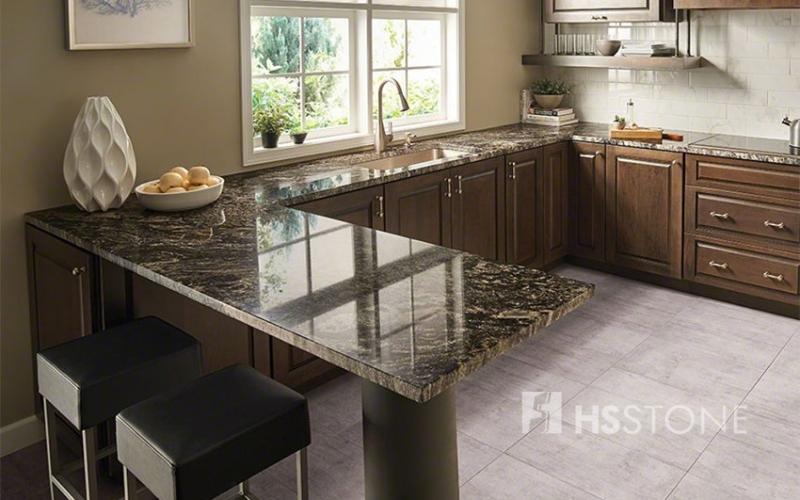 đá granite ốp bếp sang trọng