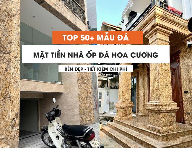 Đá granite màu nâu vân gỗ ốp mặt tiền nhà biệt thự