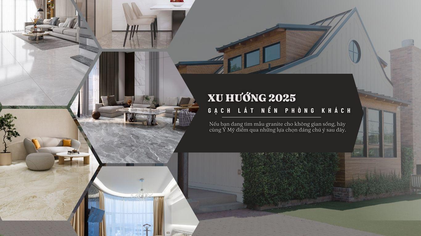 Đá hoa cương khổ lớn ốp tường tạo không gian liền mạch và sang trọng cho phòng khách.