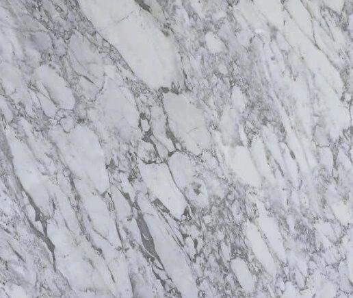 Đá marble tự nhiên ốp bếp với vân đá tinh tế và sang trọng